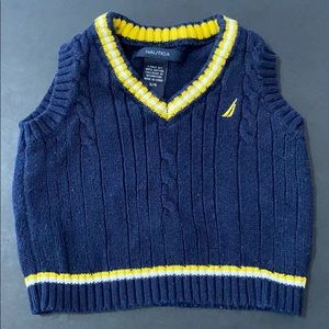 Nautica baby boy vest 3/6 months